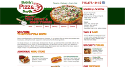 Desktop Screenshot of butchs-pizza-north.com